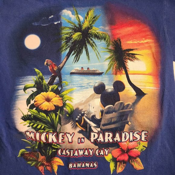 Blue Disney Cruise Line T-Shirt - Picture 2 of 4